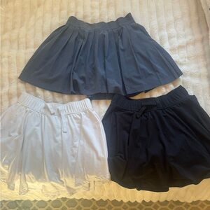 Girl’s flow shorts - Athleta Girl and Abercrombie Kids
